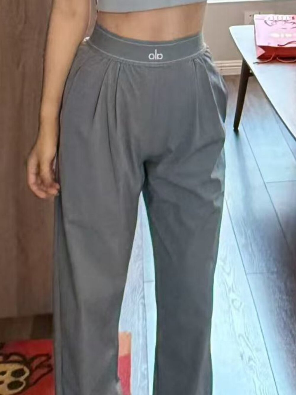 🕧Brand new ALO Yoga Suit Up Trouser Steel Grey (Regular)👩💼